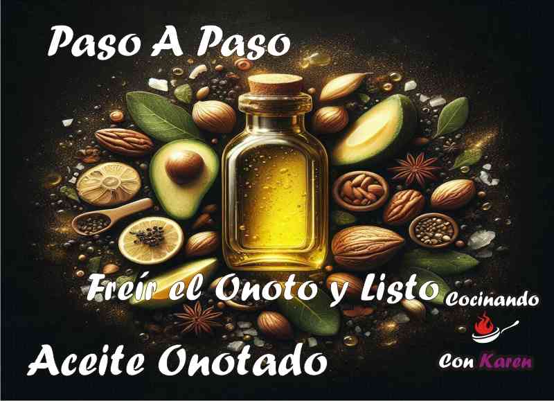 Preparación Aceite Onotado o Achiotado