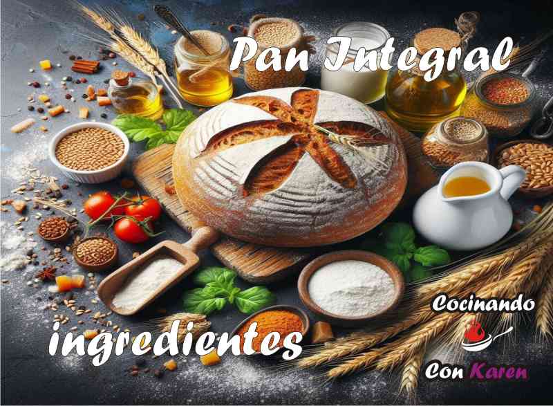 Receta de Pan Integral ingredientes