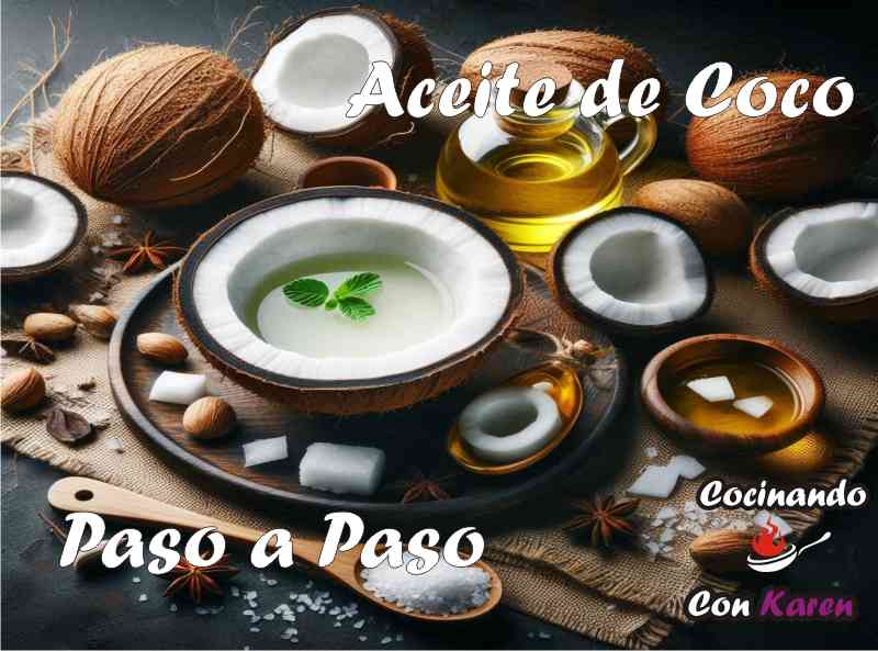 preparacion del Aceite de Coco