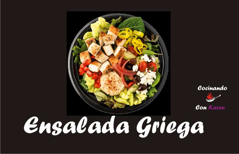 pasos para preparar la ensalada griega