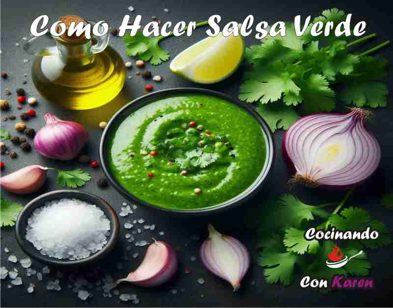 Cómo preparar salsa verde para pasta