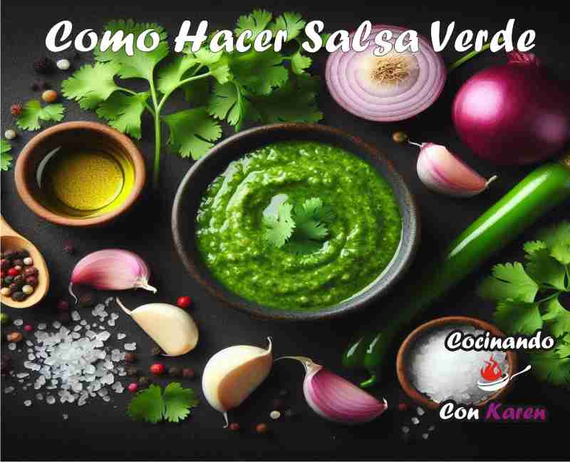 Como hacer salsa verde profesional