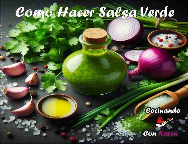 Como hacer salsa verde